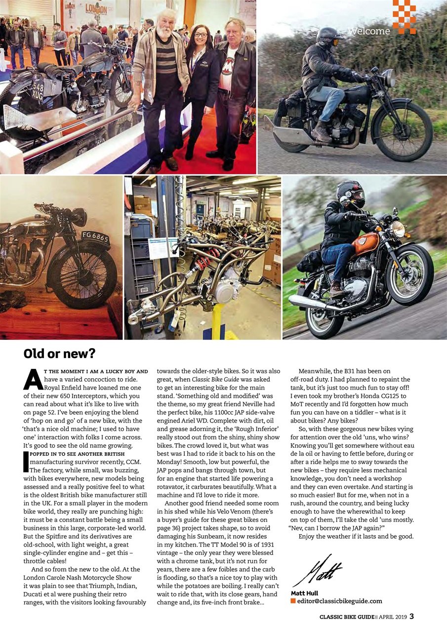 Classic Bike Guide Preview Pages