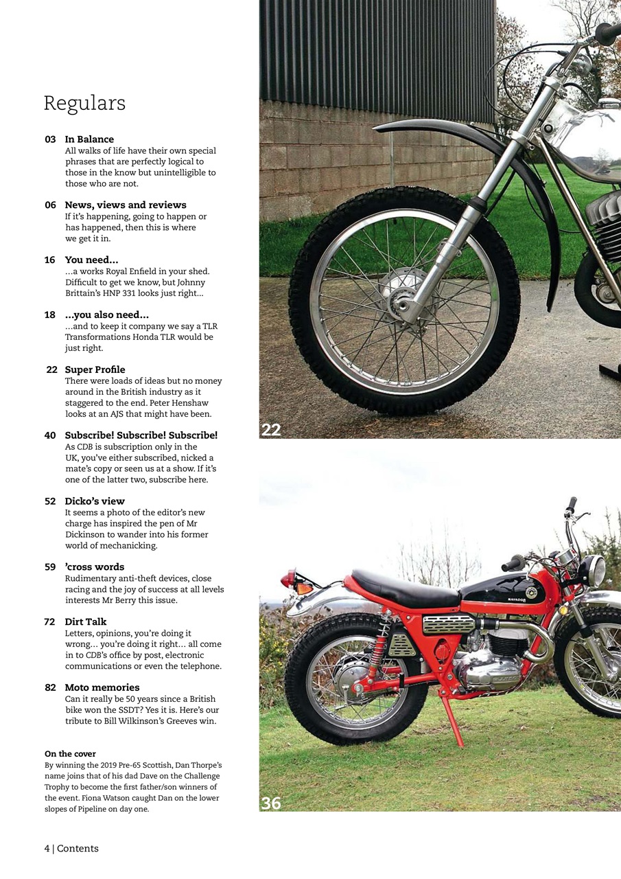 Classic Dirt Bike Preview Pages