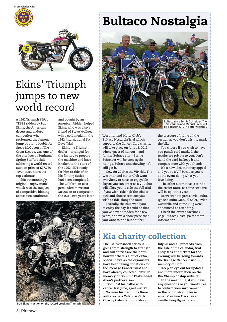 Classic Dirt Bike Preview Pages