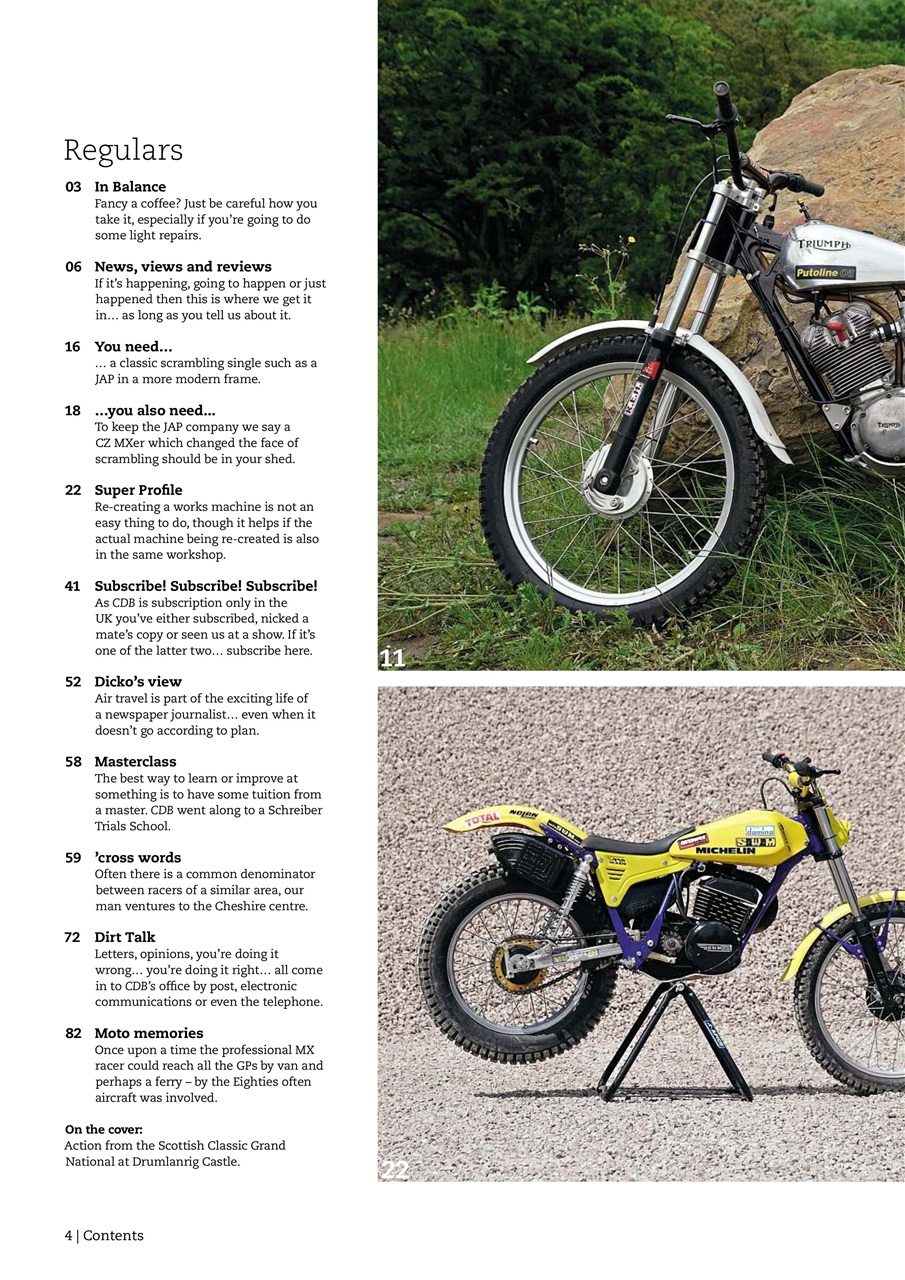 Classic Dirt Bike Preview Pages