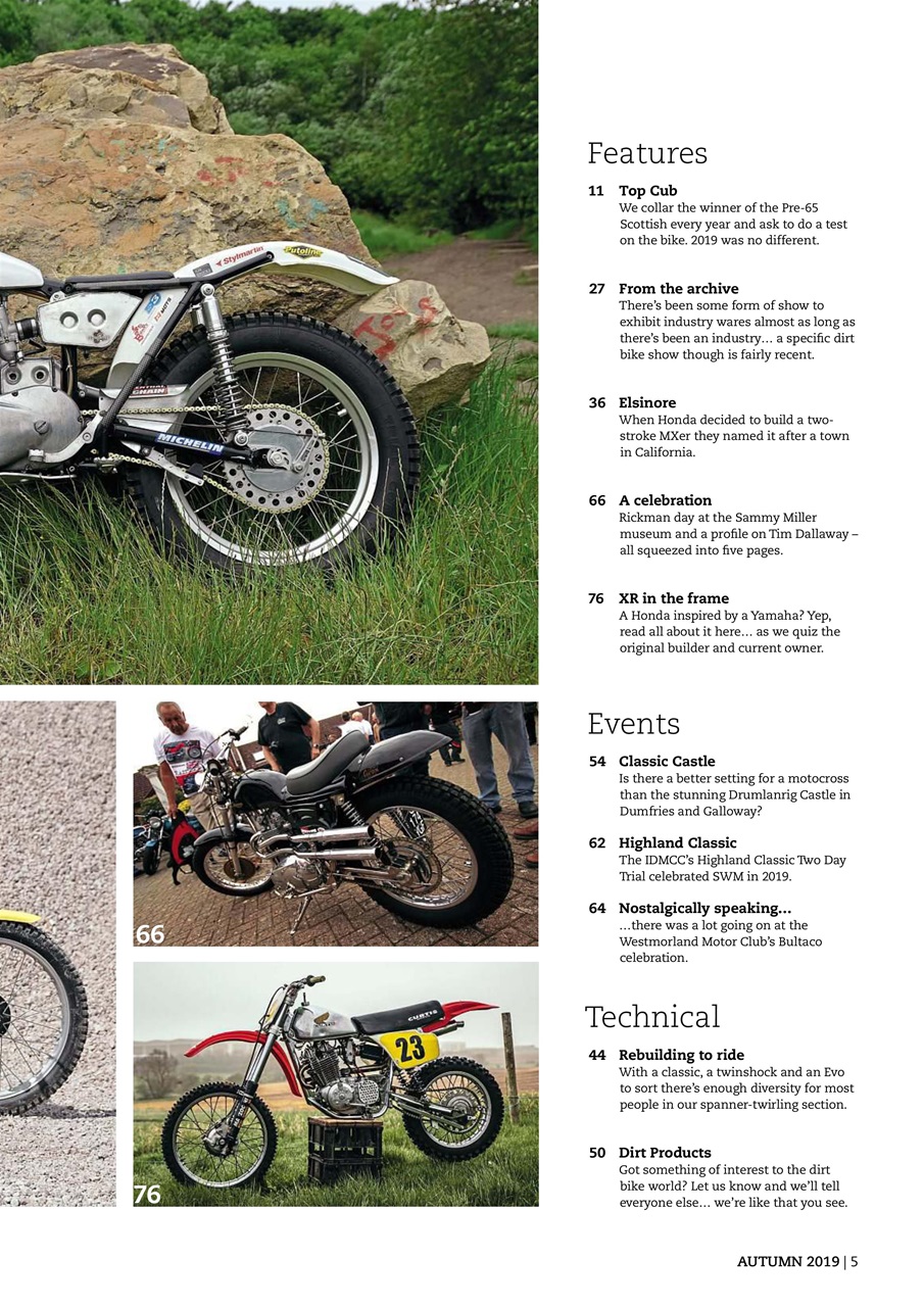 Classic Dirt Bike Preview Pages
