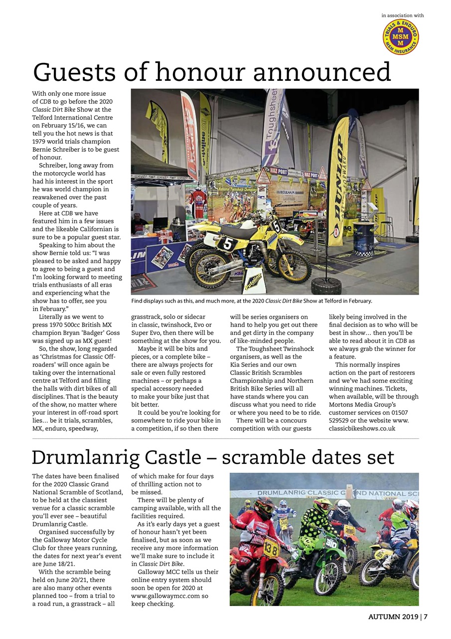 Classic Dirt Bike Preview Pages