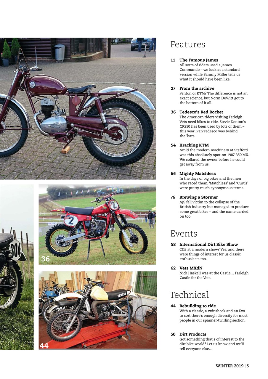 Classic Dirt Bike Preview Pages