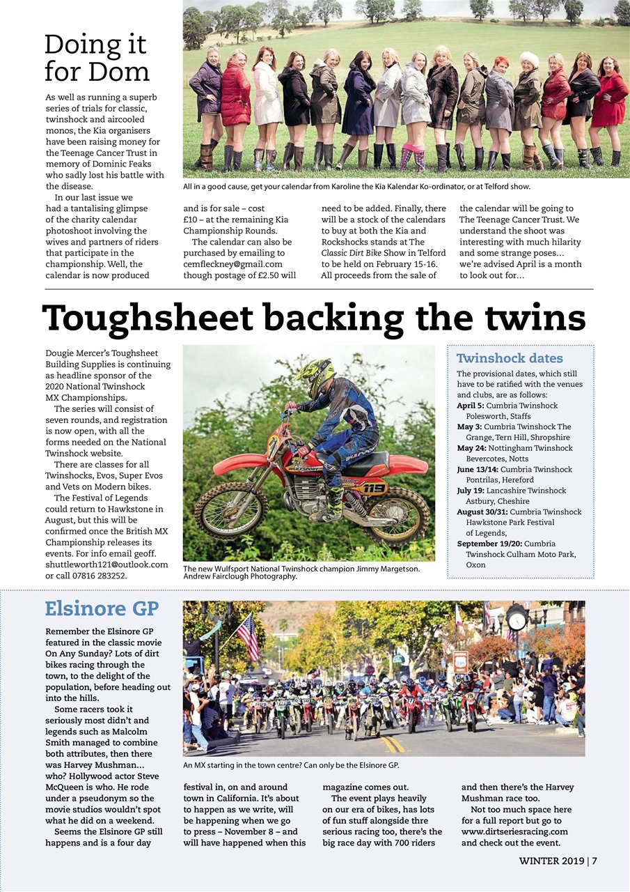 Classic Dirt Bike Preview Pages