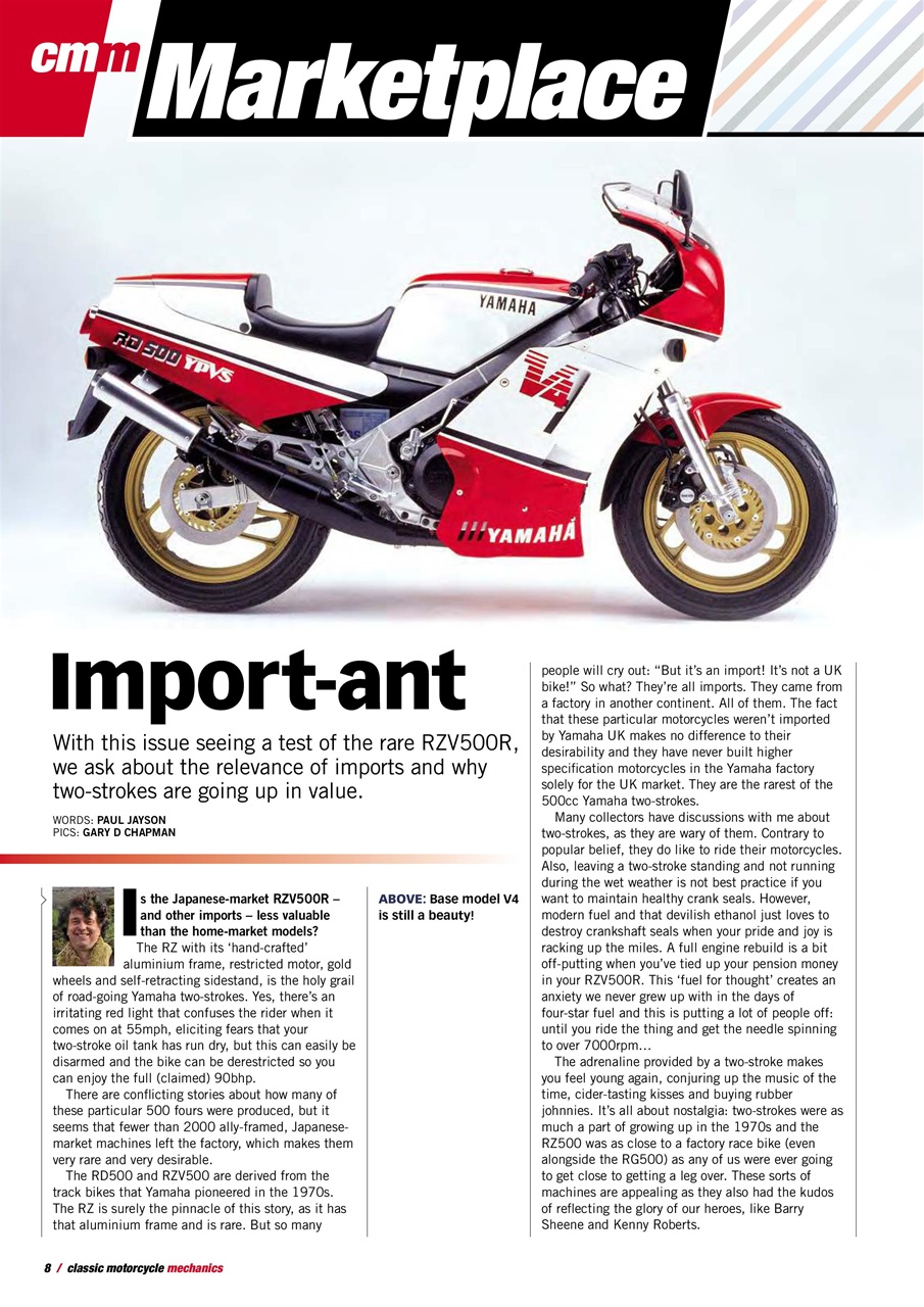 Classic Motorcycle Mechanics Preview Pages