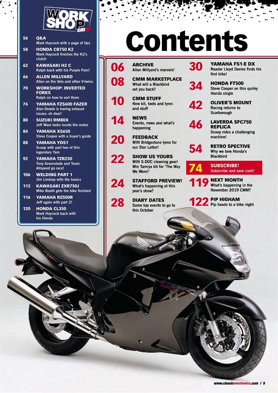 Classic Motorcycle Mechanics Preview Pages