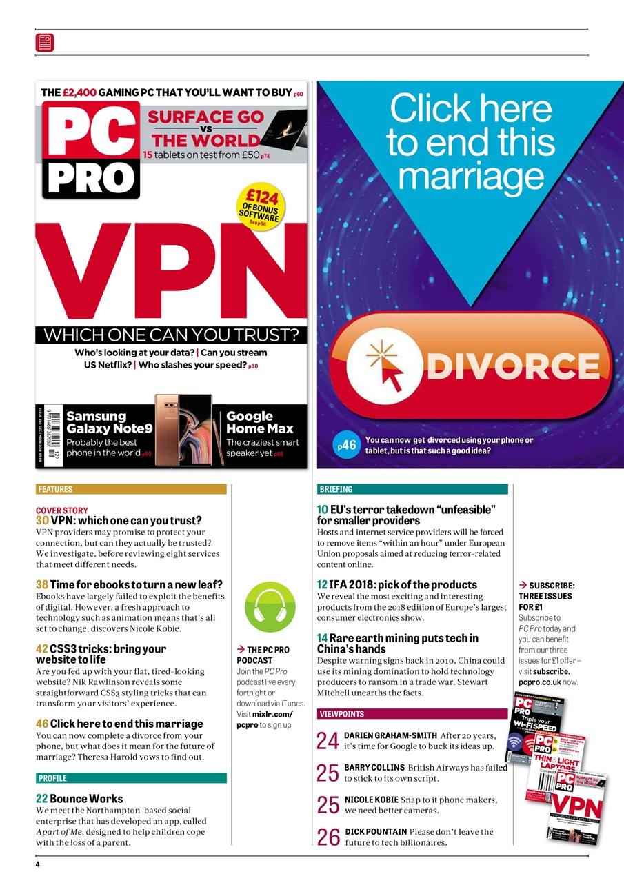 PC Pro Preview Pages