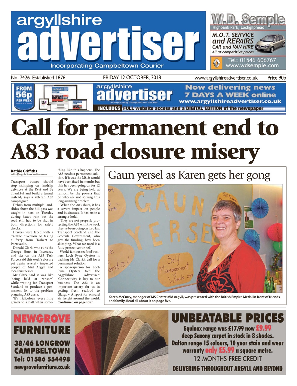 Argyllshire Advertiser Preview Pages
