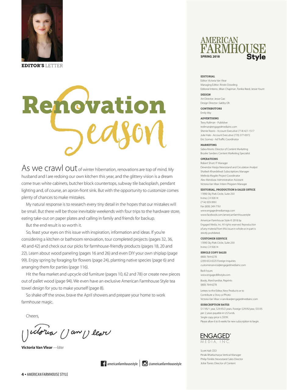 American Farmhouse Style Preview Pages