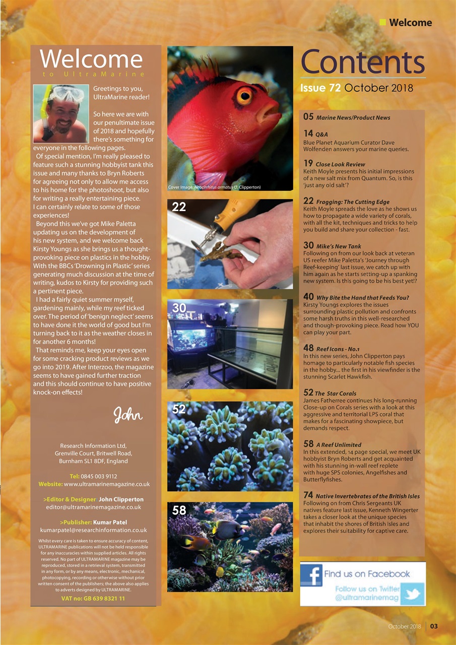 UltraMarine Magazine Preview Pages