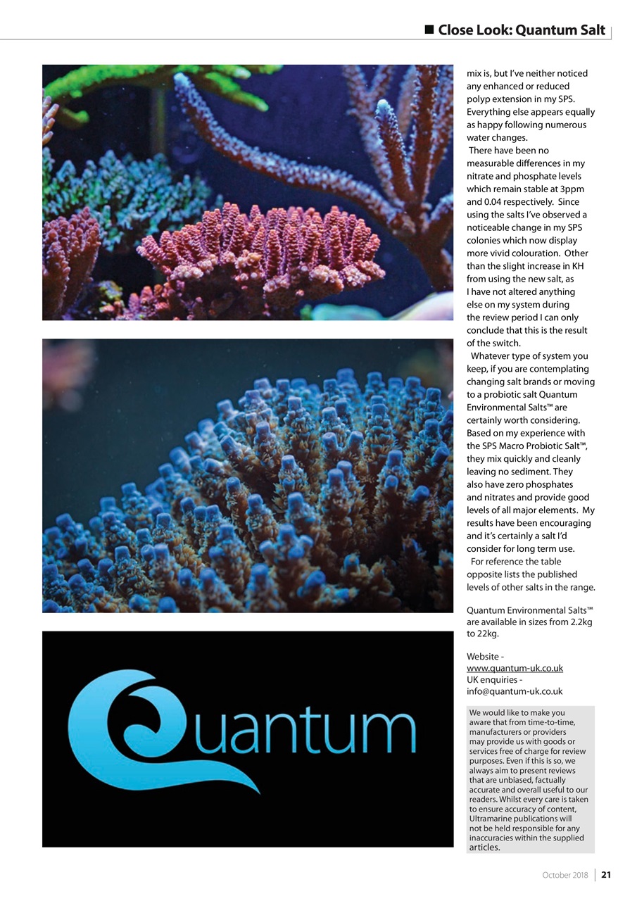 UltraMarine Magazine Preview Pages