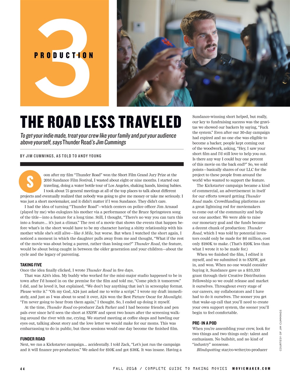 MovieMaker Magazine Preview Pages