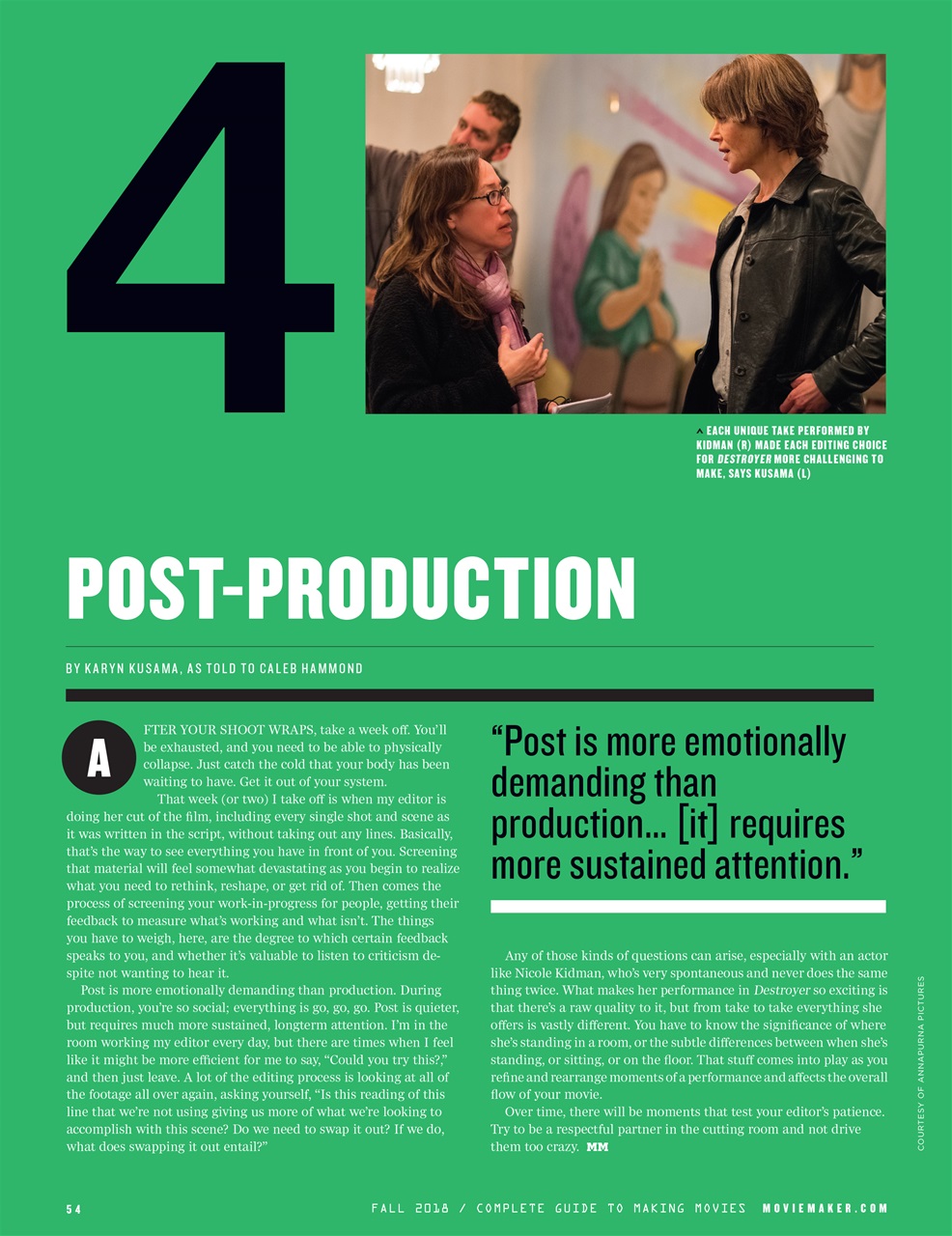 MovieMaker Magazine Preview Pages