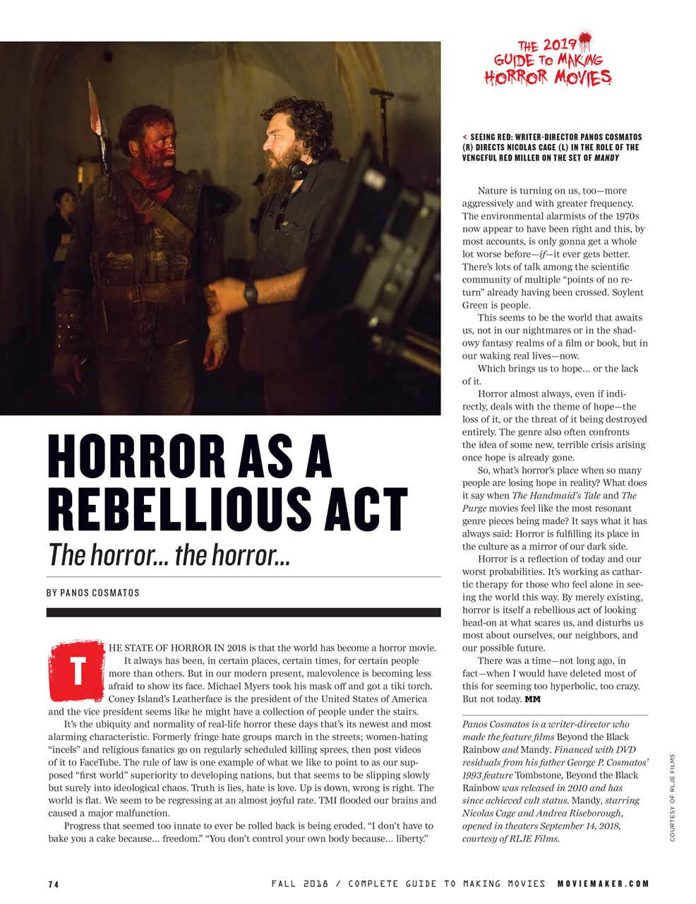 MovieMaker Magazine Preview Pages
