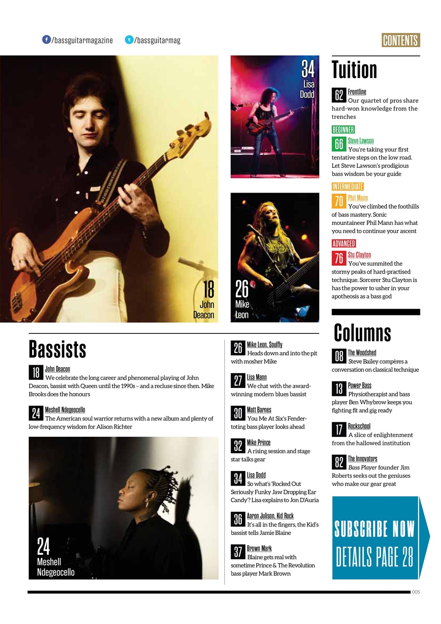 Bass Player UK Preview Pages