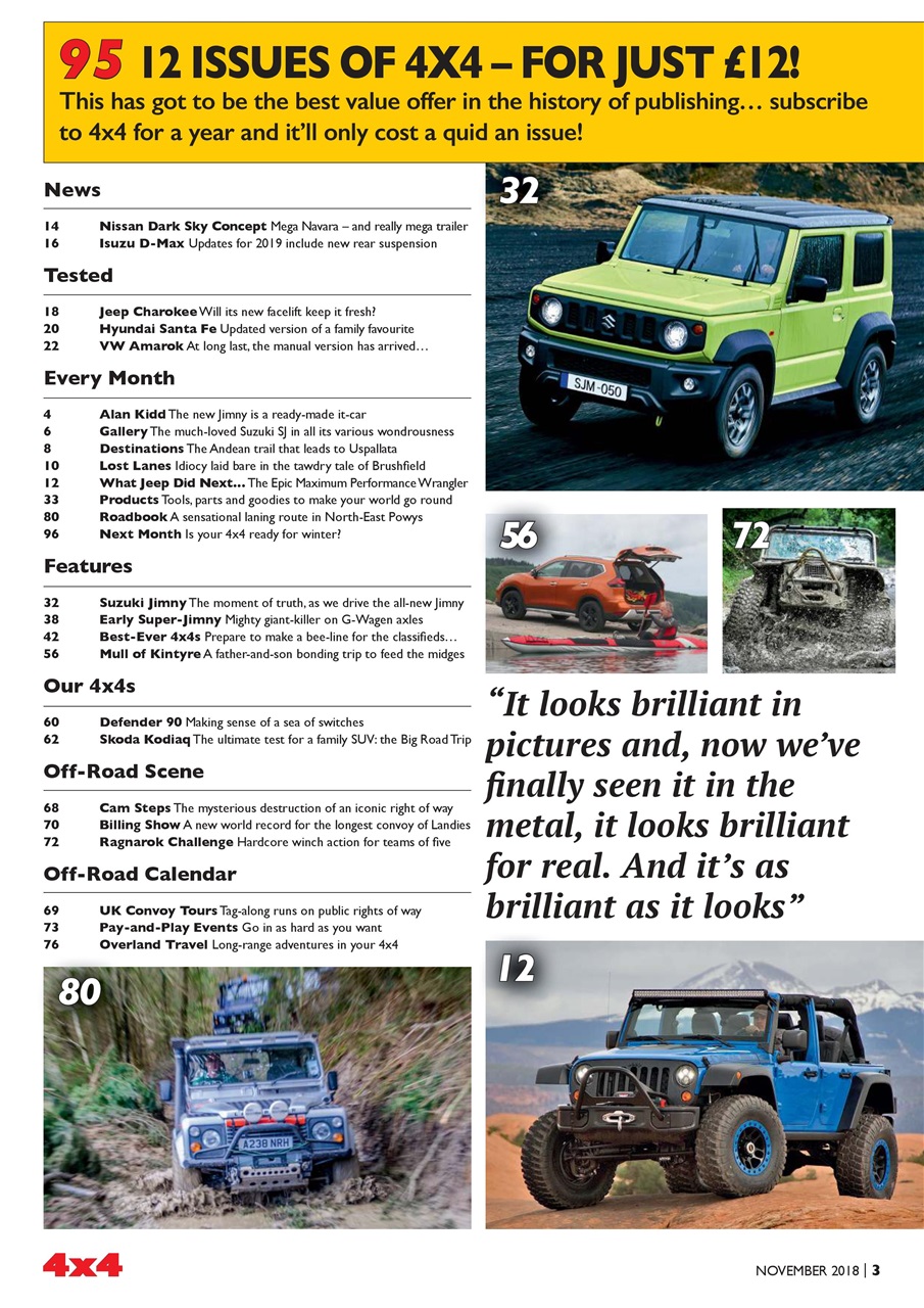 Overlander 4X4 Preview Pages