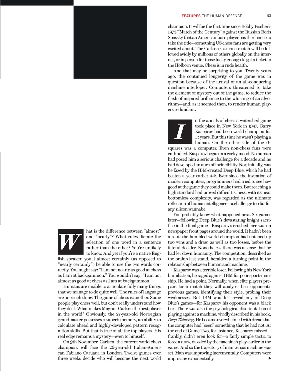 Prospect Magazine Preview Pages