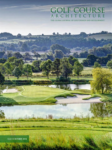Golf Course Architecture issue October 2018