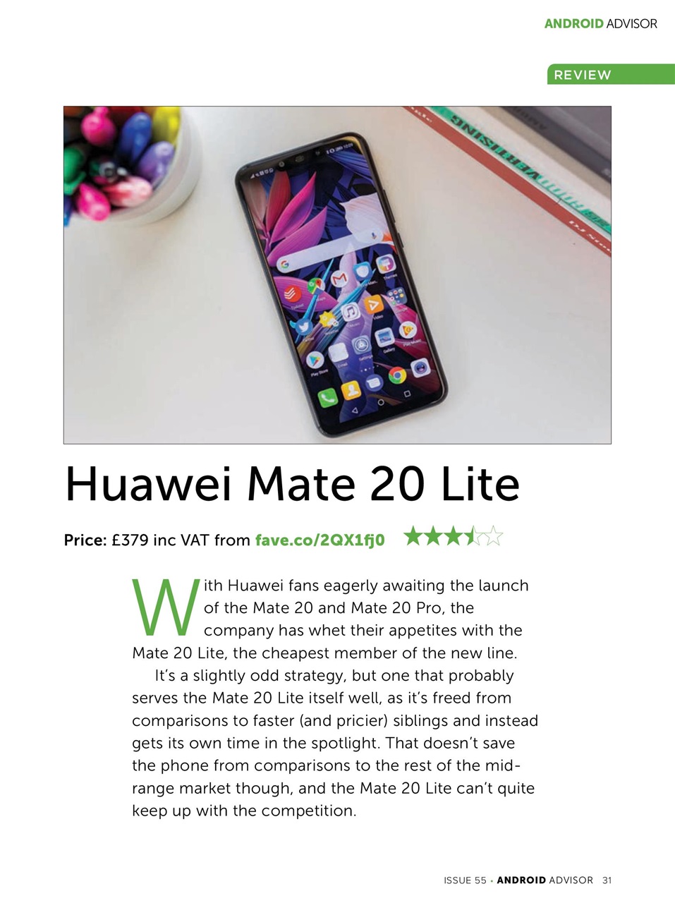 Android Advisor Preview Pages