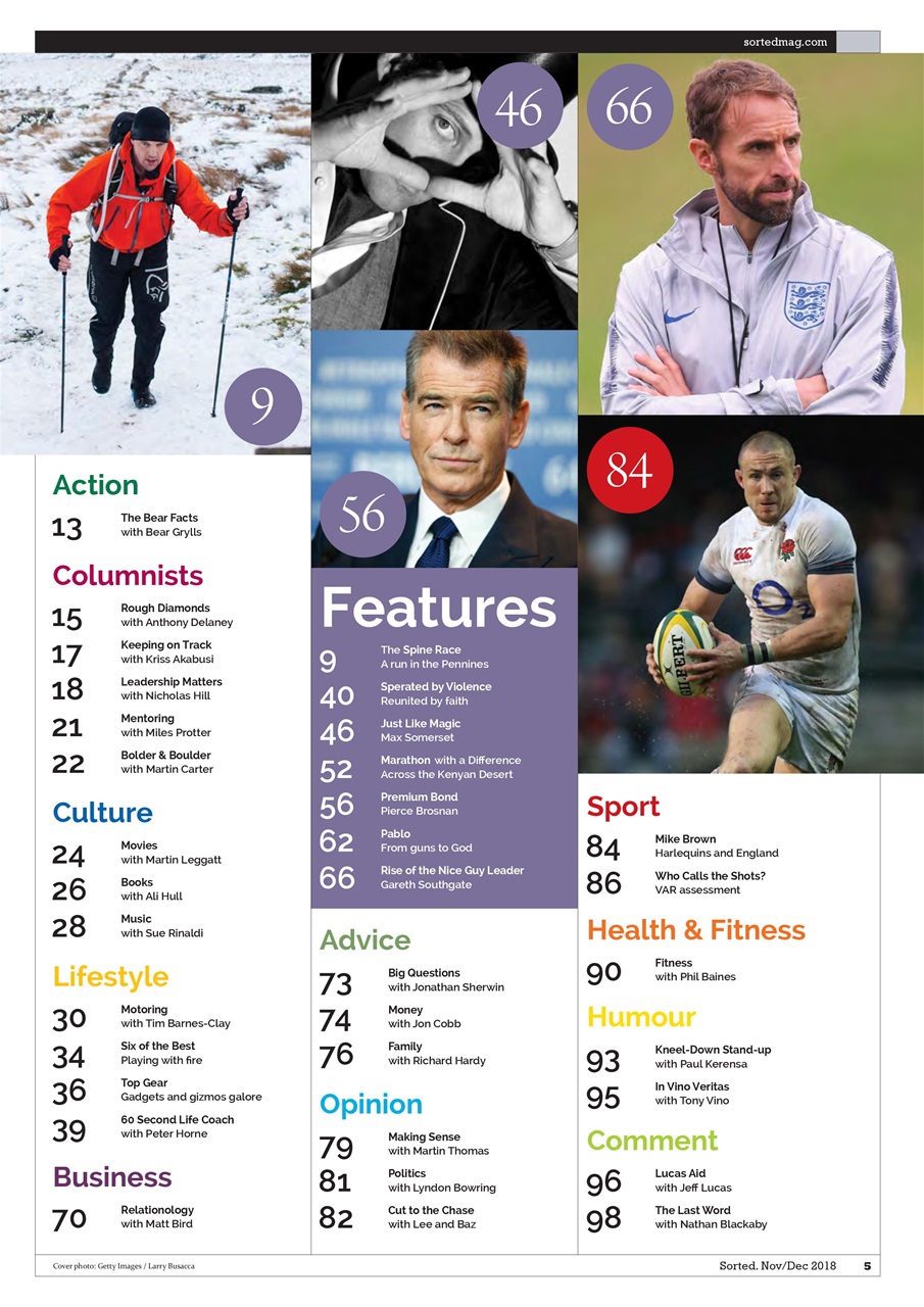 Sorted Magazine – The men's mag with morals Preview Pages