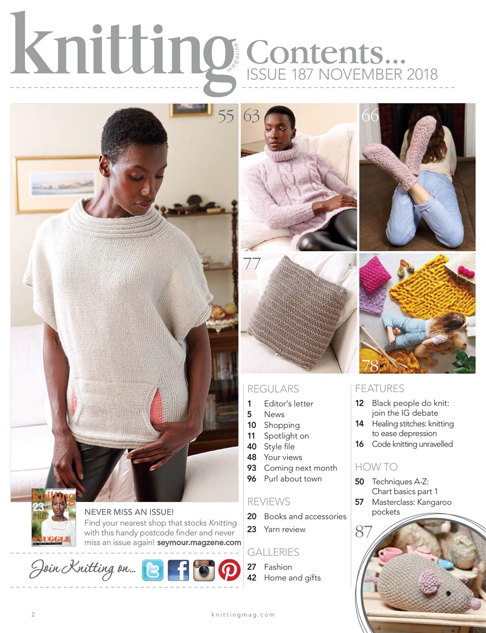 Knitting Preview Pages