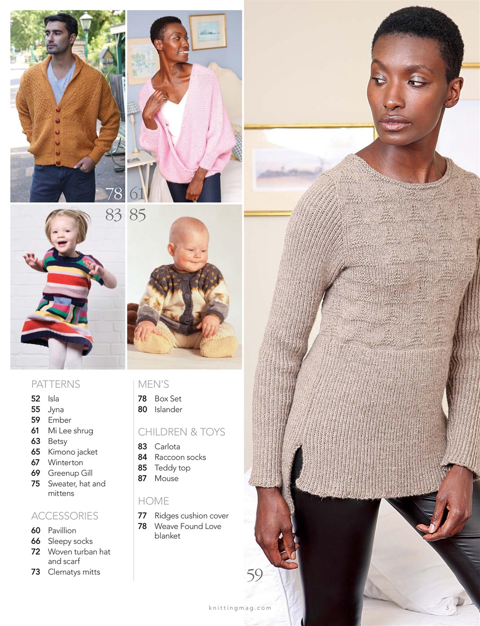 Knitting Preview Pages