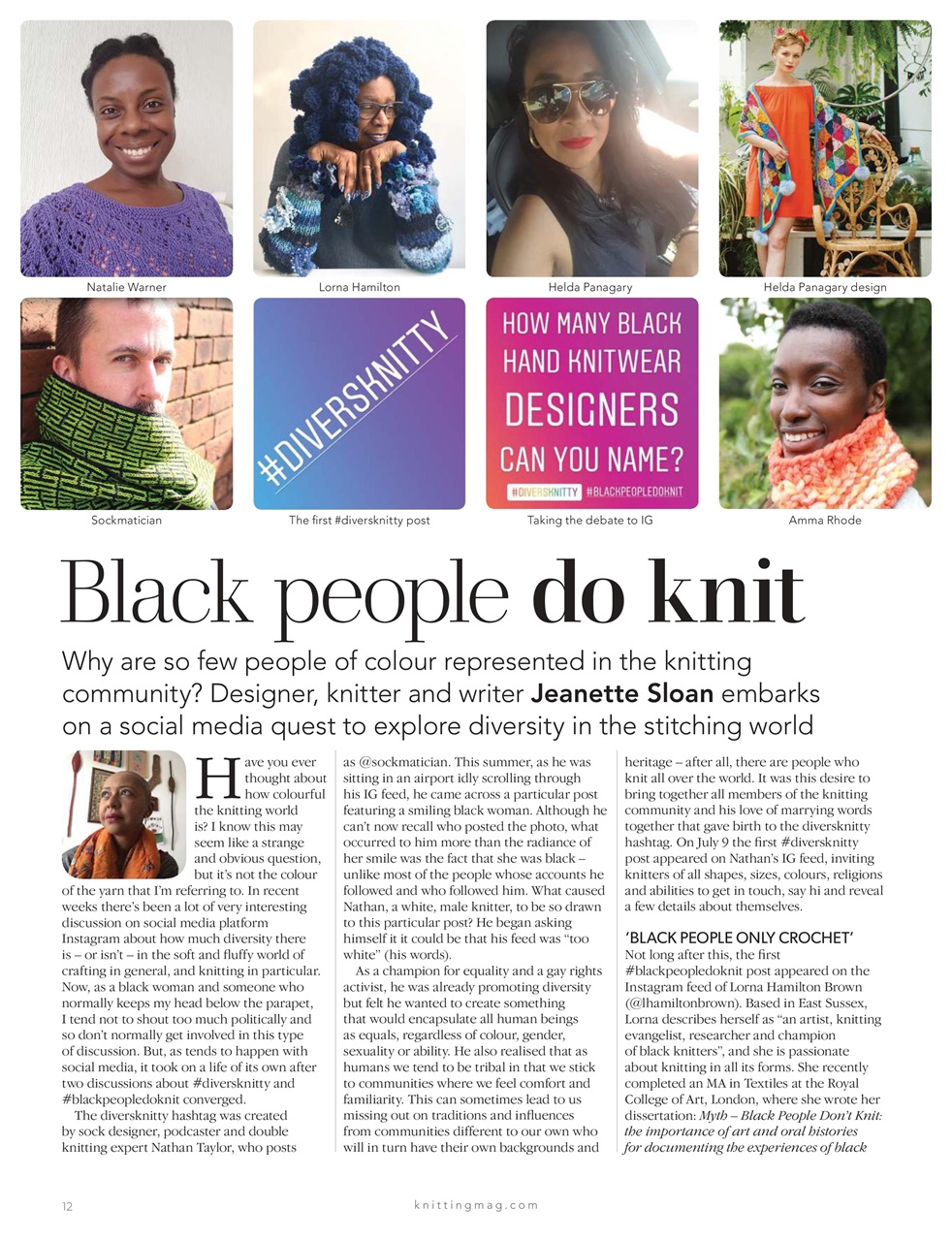 Knitting Preview Pages