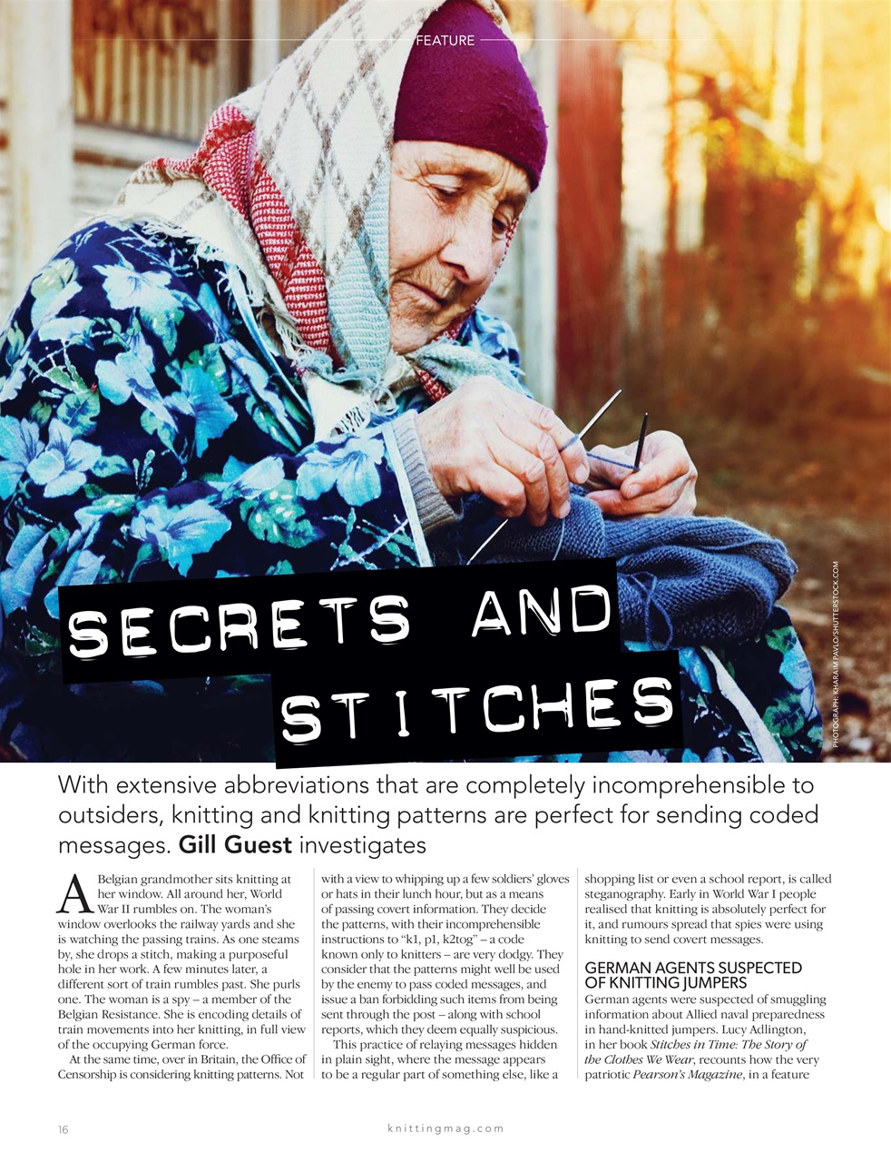 Knitting Preview Pages