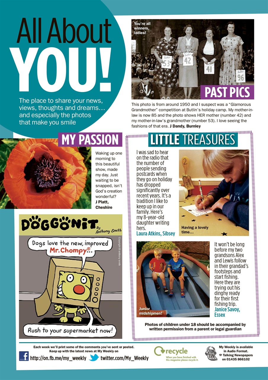 My Weekly Preview Pages