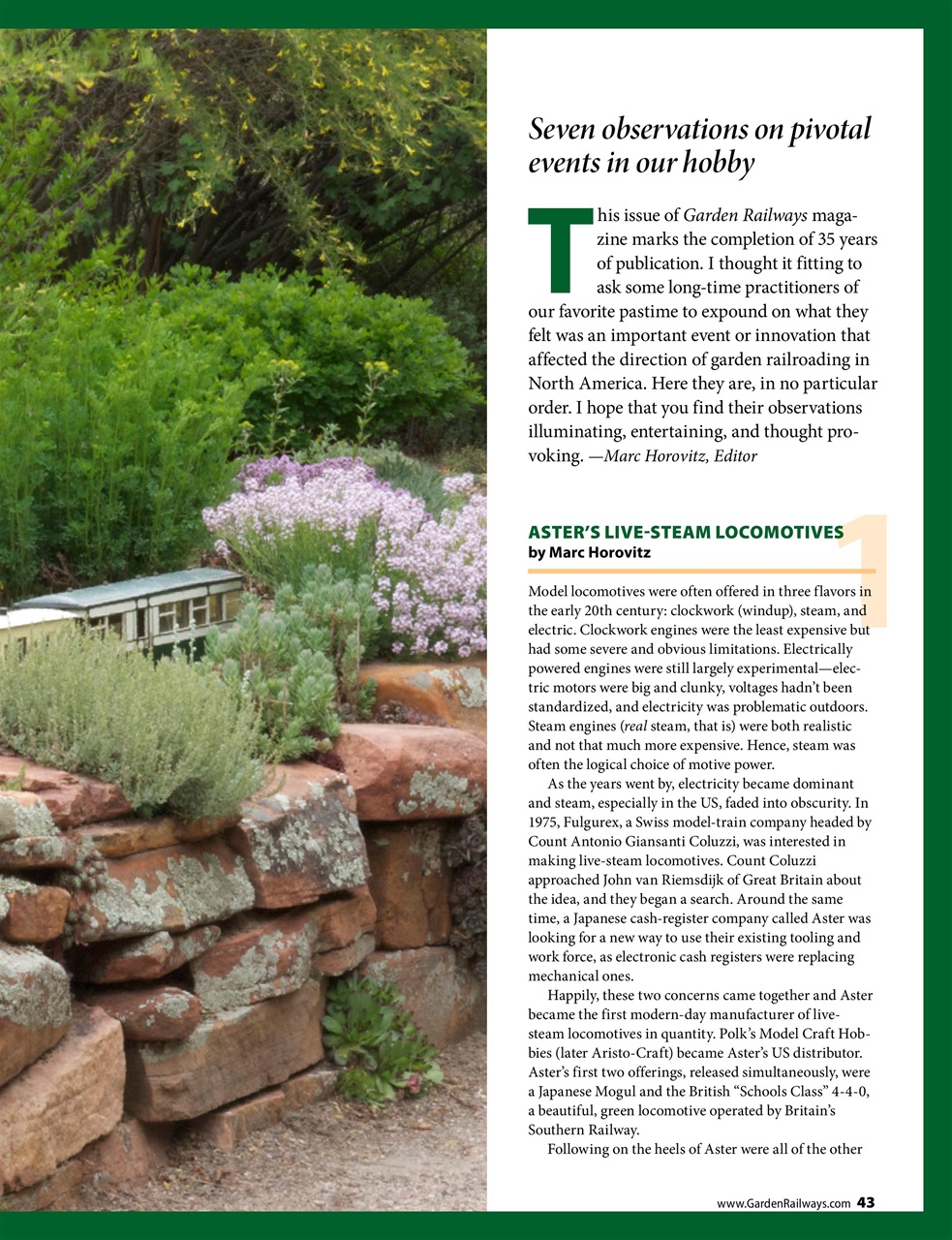 Garden Railways Preview Pages