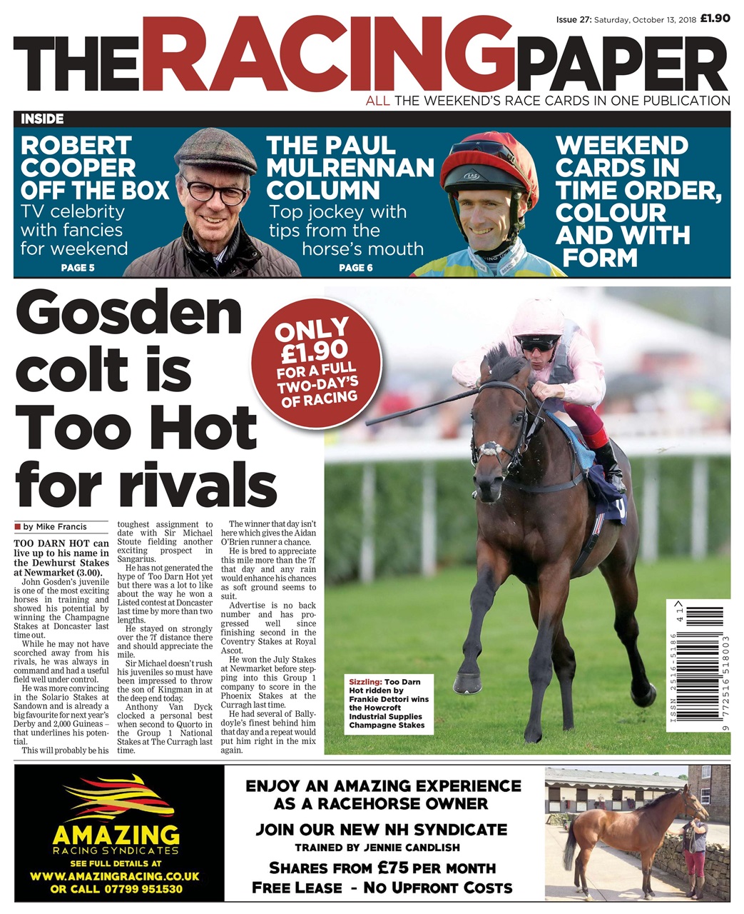 The Racing Paper Preview Pages