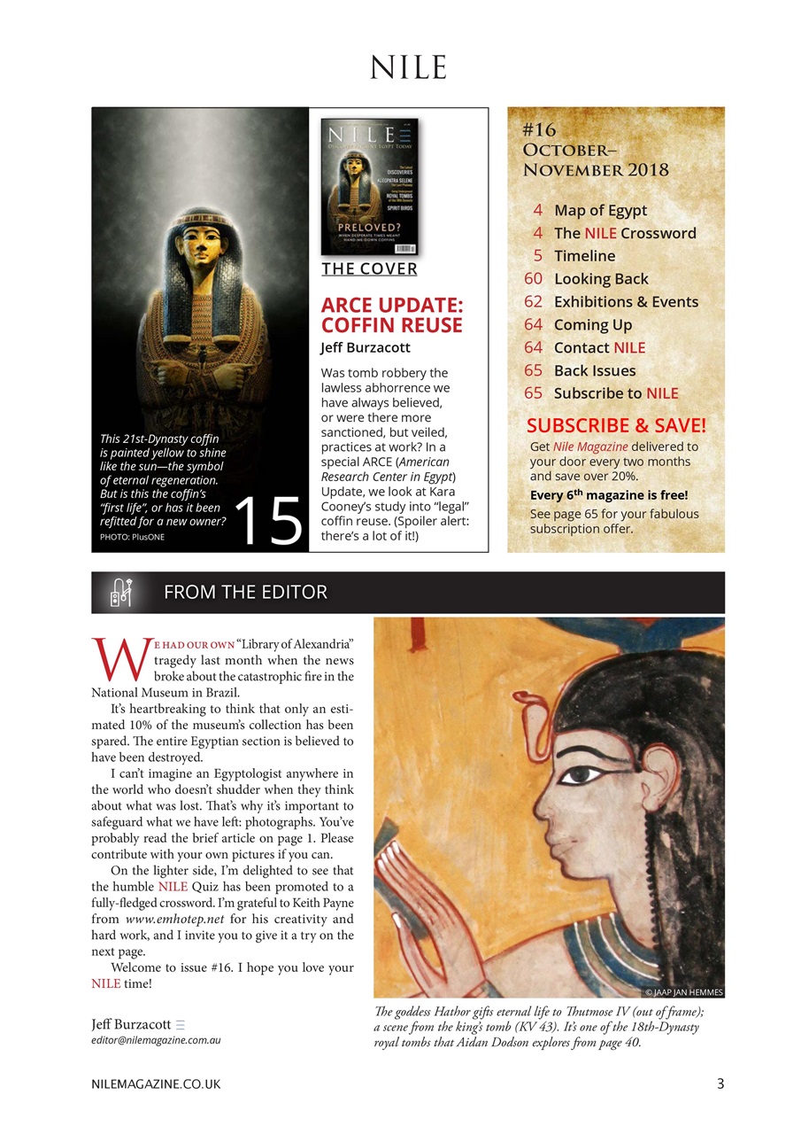 Nile Magazine Preview Pages