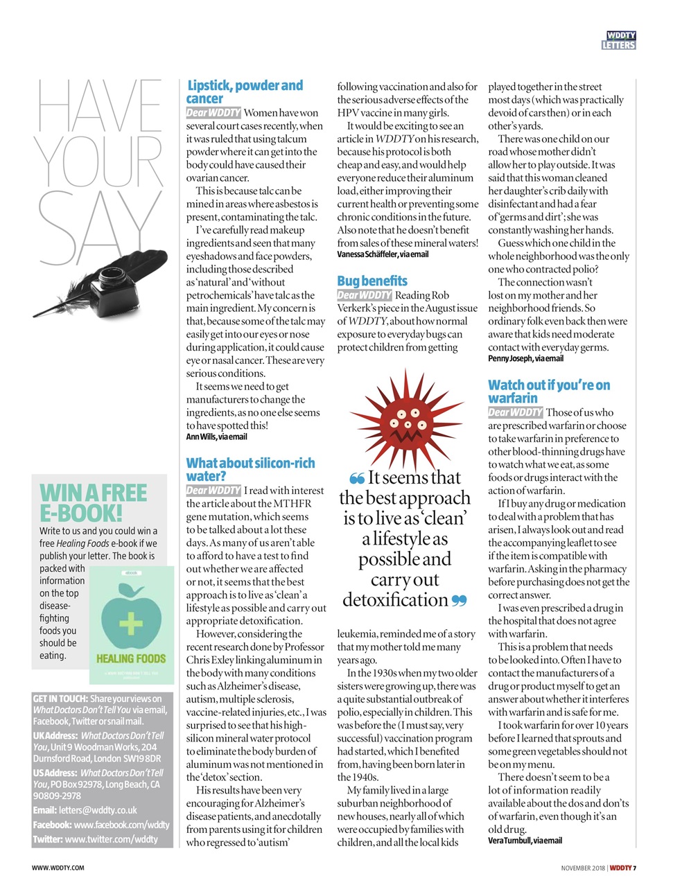 What Doctors Don't Tell You Preview Pages