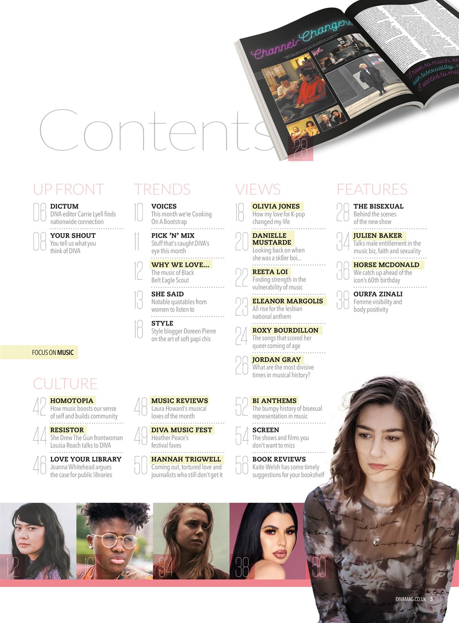 DIVA Magazine Preview Pages