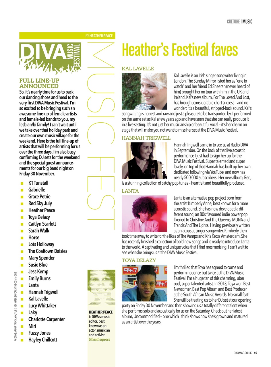 DIVA Magazine Preview Pages
