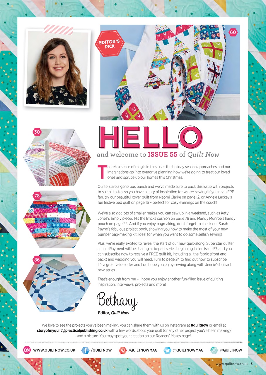 Quilt Now Preview Pages