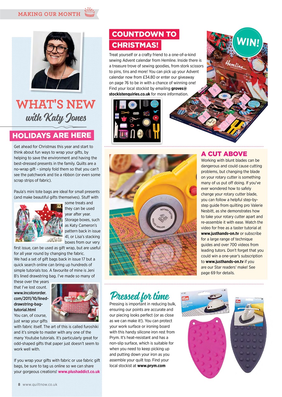 Quilt Now Preview Pages