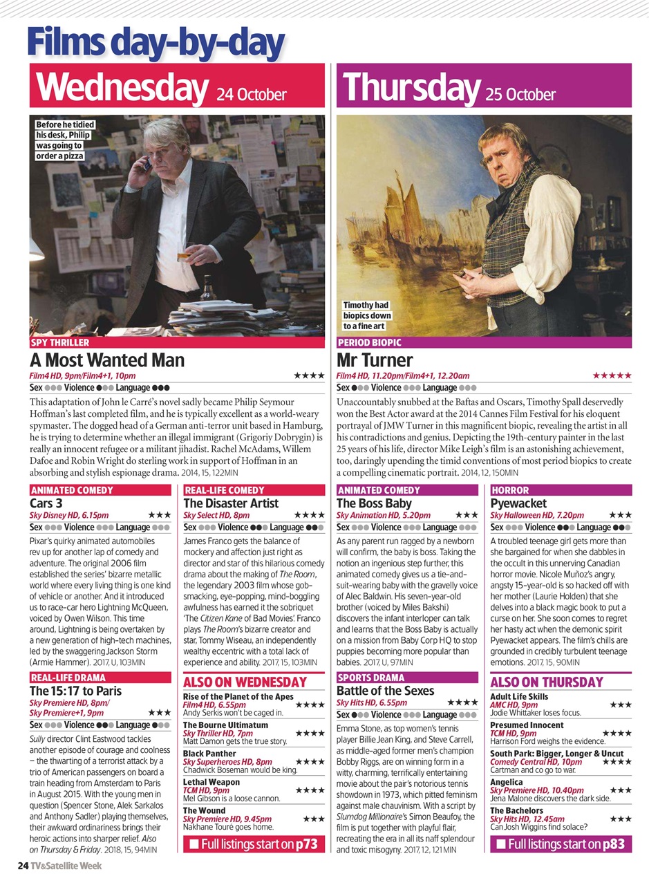 TV & Satellite Week Preview Pages