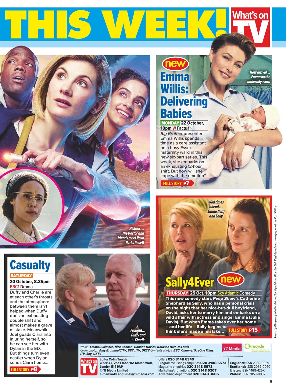 What's on TV Preview Pages