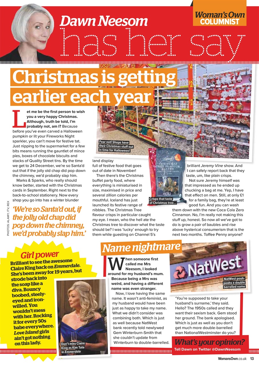 Woman's Own Preview Pages