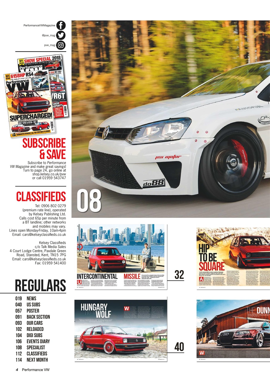 Performance VW Preview Pages