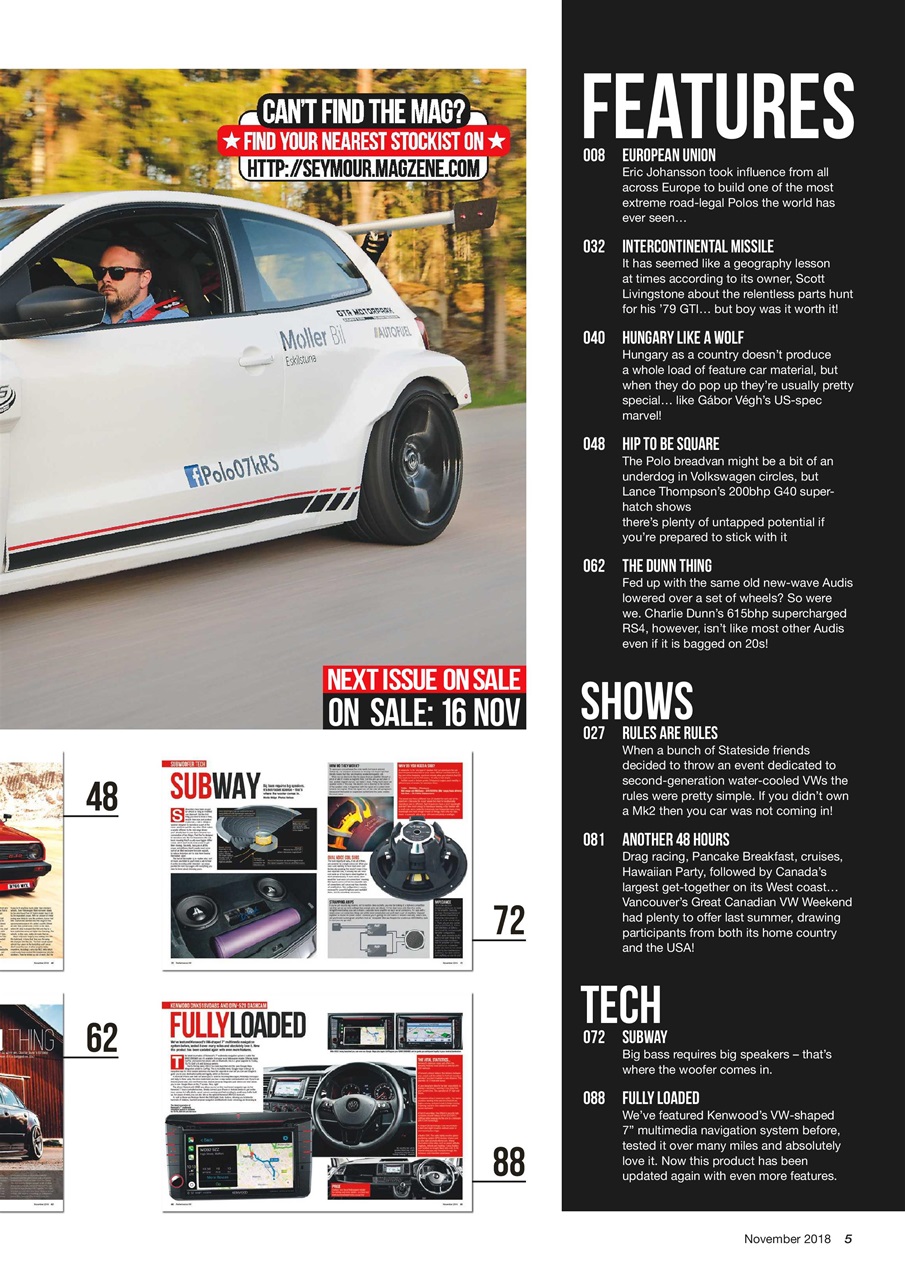 Performance VW Preview Pages