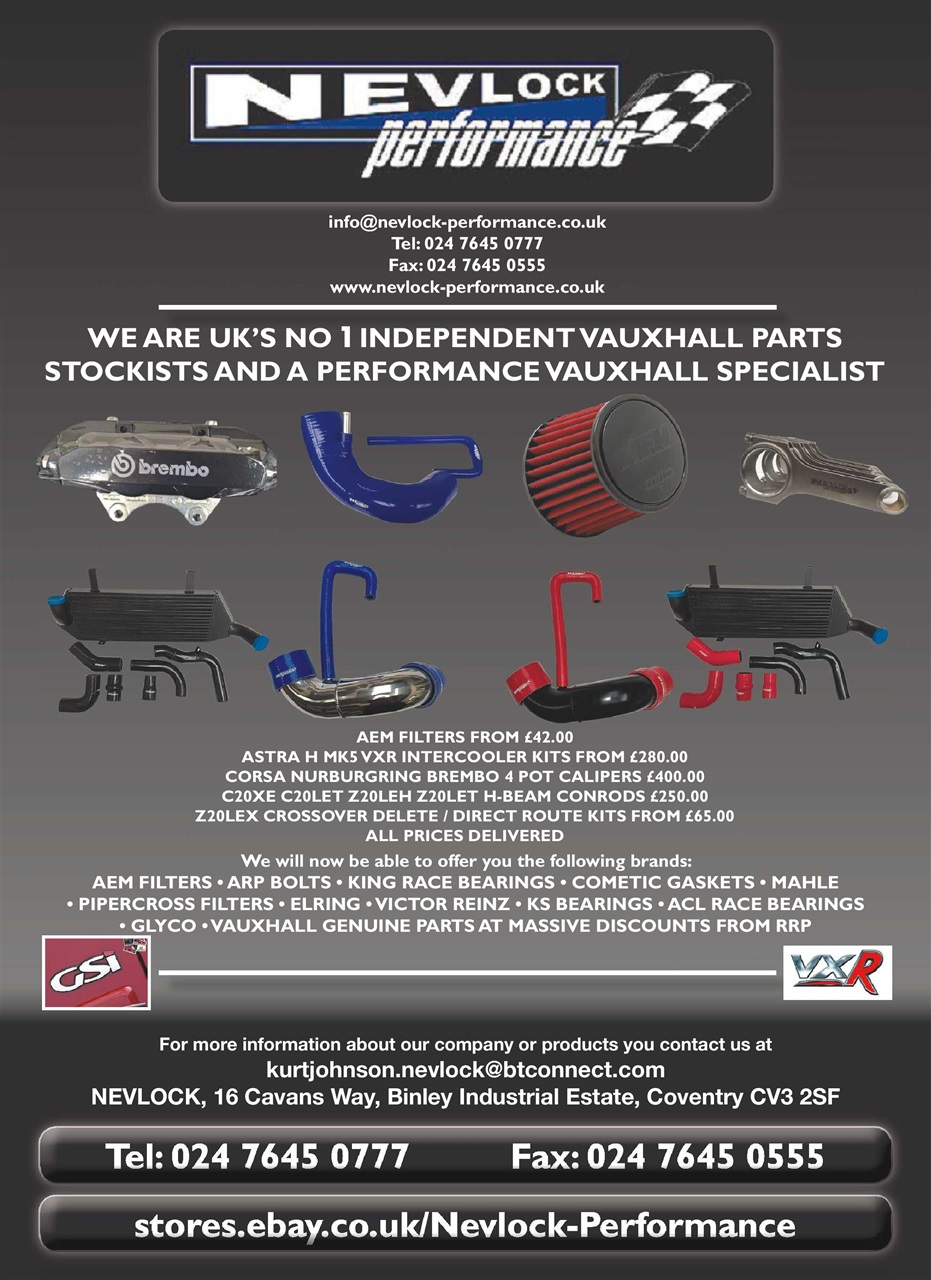 Performance Vauxhall Preview Pages