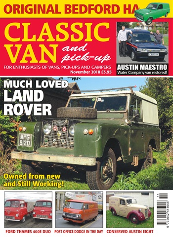 Classic Van & Pick-up issue November 2018