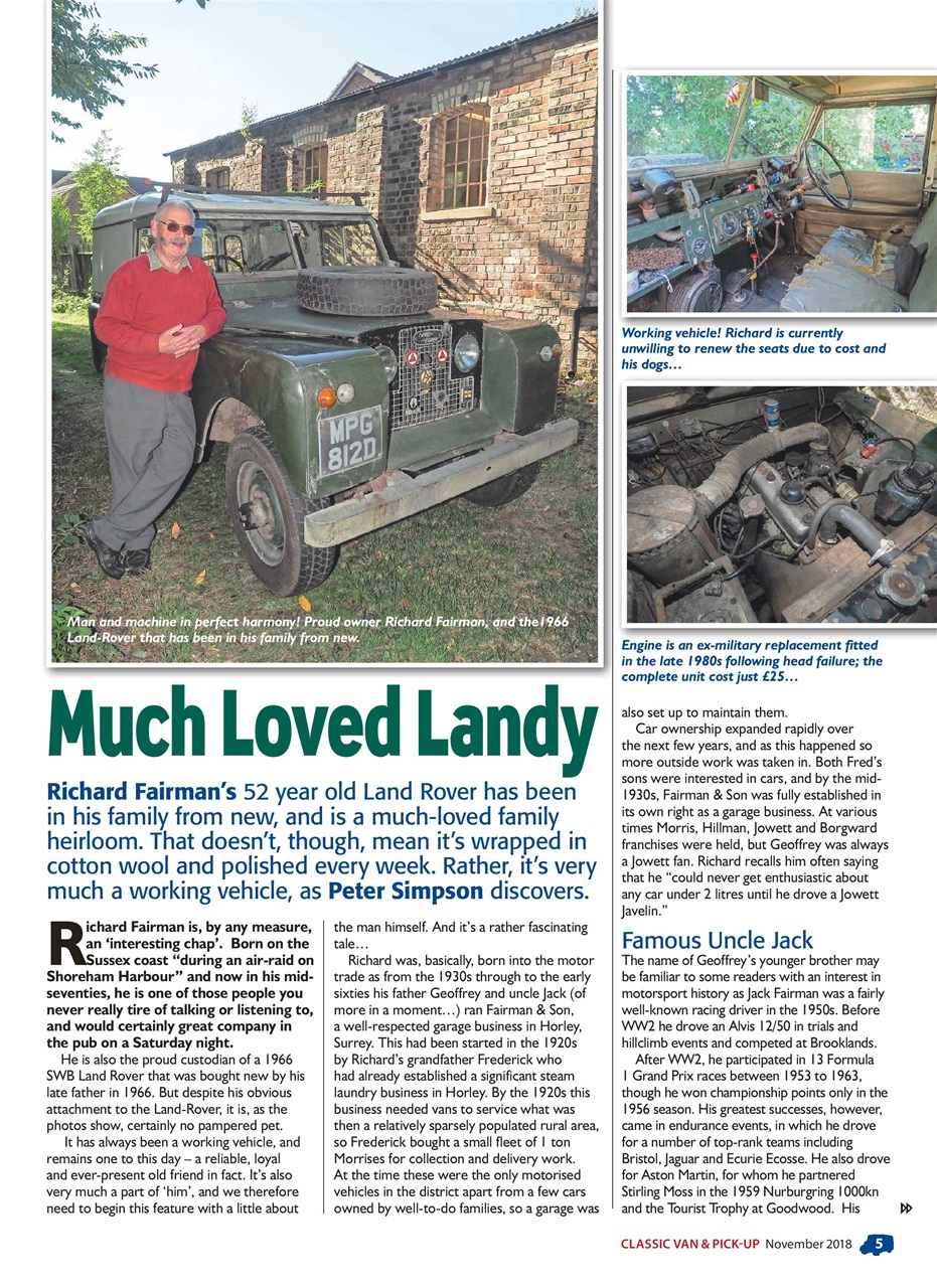 Classic Van & Pick-up Preview Pages