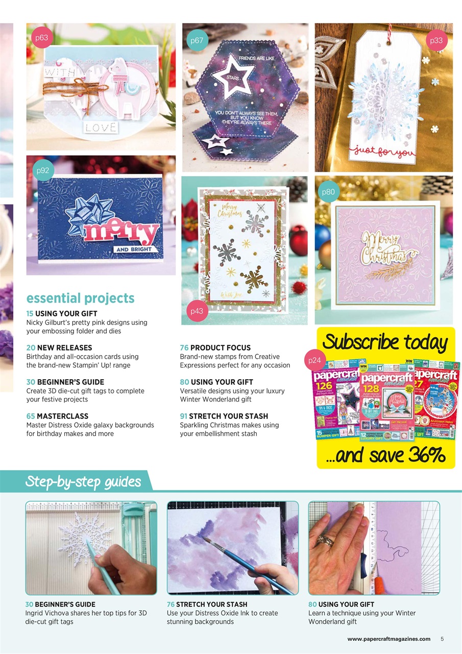 Papercraft Essentials Preview Pages