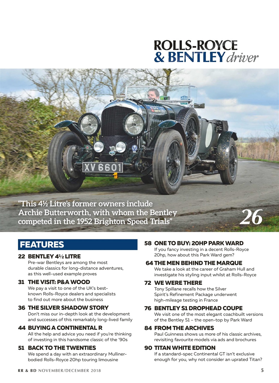 Rolls-Royce & Bentley Driver Preview Pages