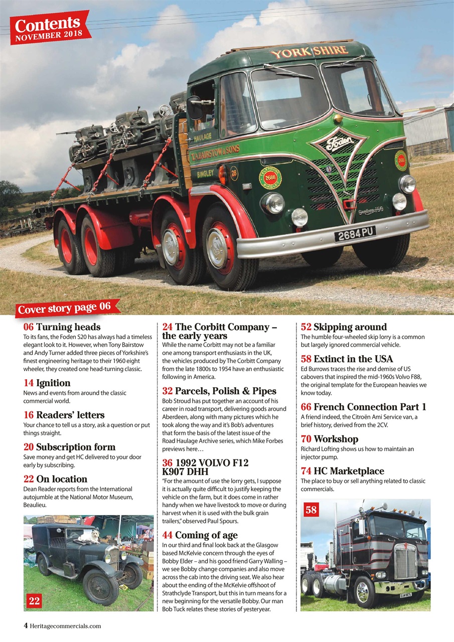 Heritage Commercials Magazine Preview Pages