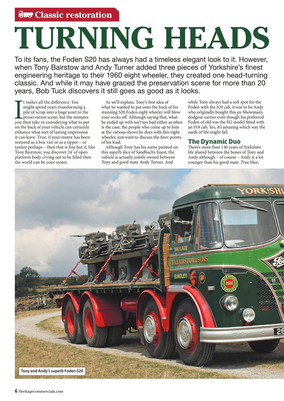 Heritage Commercials Magazine Preview Pages