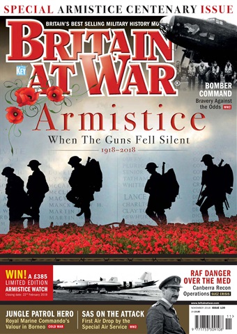 Britain at War Magazine issue   November 2018